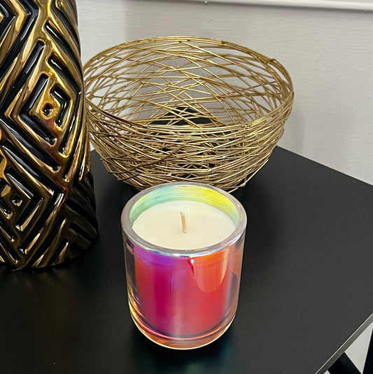 Iridescent Sonoma All Natural Coconut Was Candle - Lace Teddy