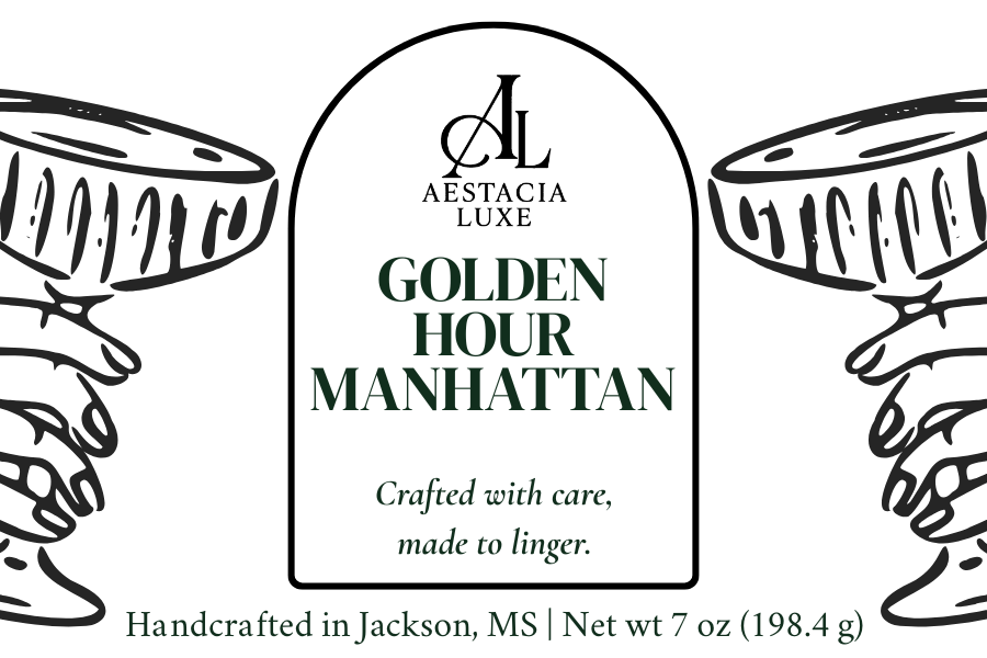 Golden Hour Manhattan – 7 oz Handcrafted Candle