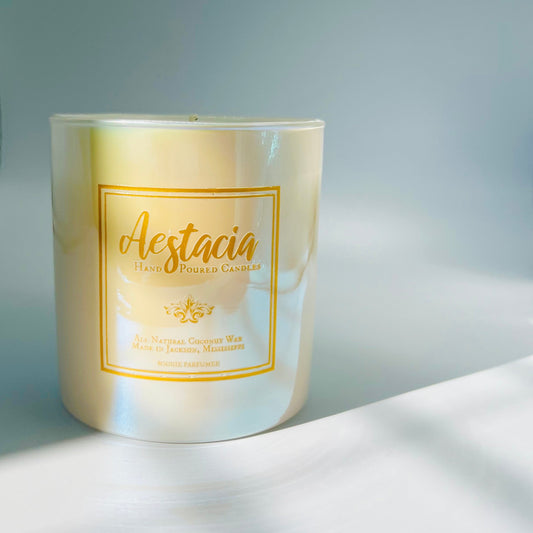 White - All Natural Coconut Wax Candle - Whitehaven Cabana